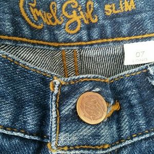 NWT Cruel Girl jeans 7 long slim Dakota